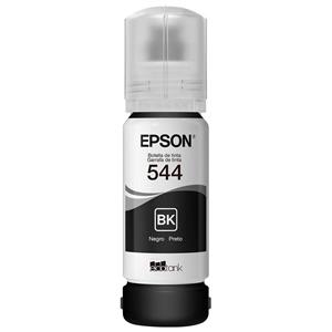 Refil de tinta EPSON T544, 65mL, Compatível com L3110/3150, Rendimento 4500 Páginas, Preto