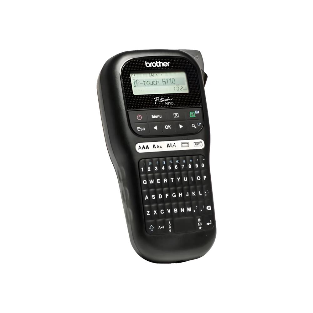 Rotulador Brother PT-H110BK Portátil Preto Impressora de Etiquetas