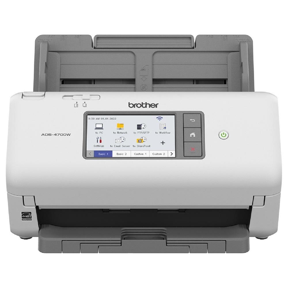 Scanner de Mesa Brother ADS-4700W USB Branco/Preto-ADS4700W
