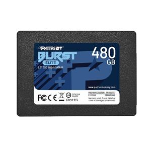 SSD Patriot Burst Elite, 480GB, Sata III, Leitura 560MB/s e Gravação 540MB/s