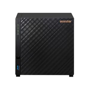 Storage ASUSTOR 4 baias, CPU Dual-Core 1.6GHz, 2GB RAM DDR4, Preto