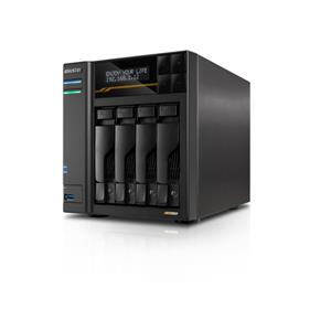 Storage Asustor AS6804T, 04 Baias, PCIe, USB4, 10 GBe, Preto

