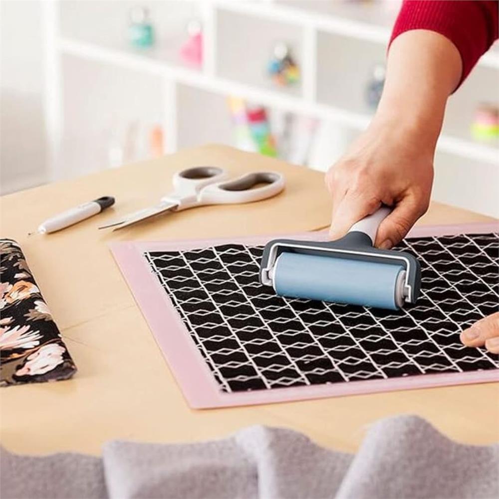Base de Corte Adesiva para Tecidos para Cricut Maker e Explore, 30,5 x 30,5 cm, Pacote com 2 Unidades.