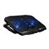 Suporte para Notebook Gamer C3Tech NBC-100BK, 17.3&#34;, Com 4 Fans, LED Azul, Ajustável, Preto
