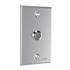 Botoeira Inox AGL, IPX4, Embutir, Prata