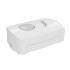 Botoeira Simples AGL BT-S, 12V, Sobrepor, Contato Seco NA/NF, IP62, Branca