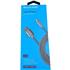 Cabo USB Multilaser WI345 Type-C Preto 1,5 Metros Nylon Cinza