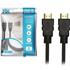 Cabo HDMI 2.0 4K Hdr 19P 2 Metros Pontas Gold 24k PIX