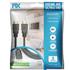 Cabo Hdmi 2.0 4K Hdr 19P 3 Metros Pix Gold Preto