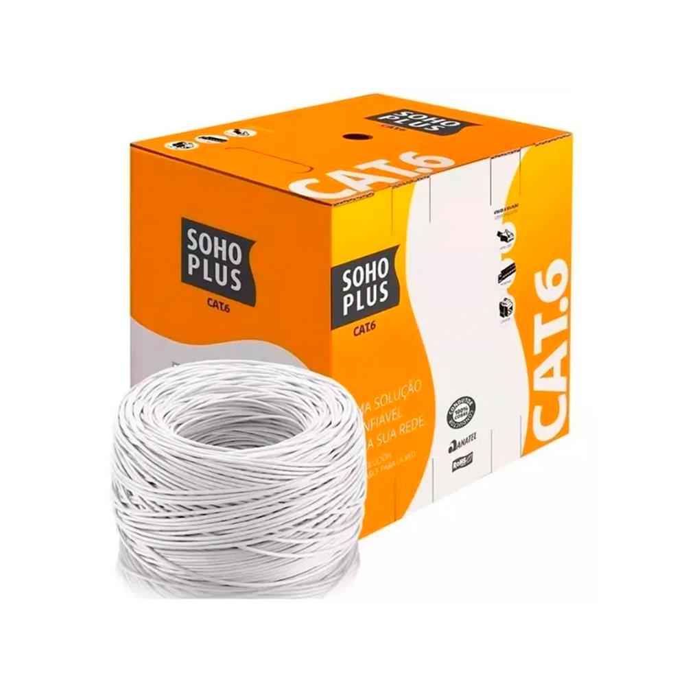 Cabo Sohoplus U/Utp Cat6 Branco 305m - 23400199