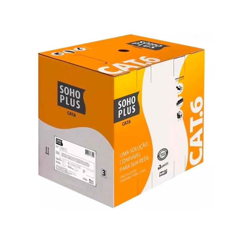 Cabo Sohoplus U/Utp Cat6 Branco 305m - 23400199