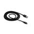 Cabo USB Micro USB 1,5m Nylon Preto Intelbras EUAB 15NP