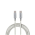 Cabo USB-C + USB-C Intelbras 1,5m Nylon Branco