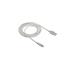 Cabo USB - Lightning 1,5m nylon Branco Intelbras EUAL 15NB