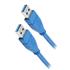 Cabo Usb 3.1 - Usb A Macho + Usb A Macho 3.1 - 3 Metros Azul