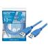 Cabo Usb 3.1 - Usb A Macho + Usb A Macho 3.1 - 3 Metros Azul