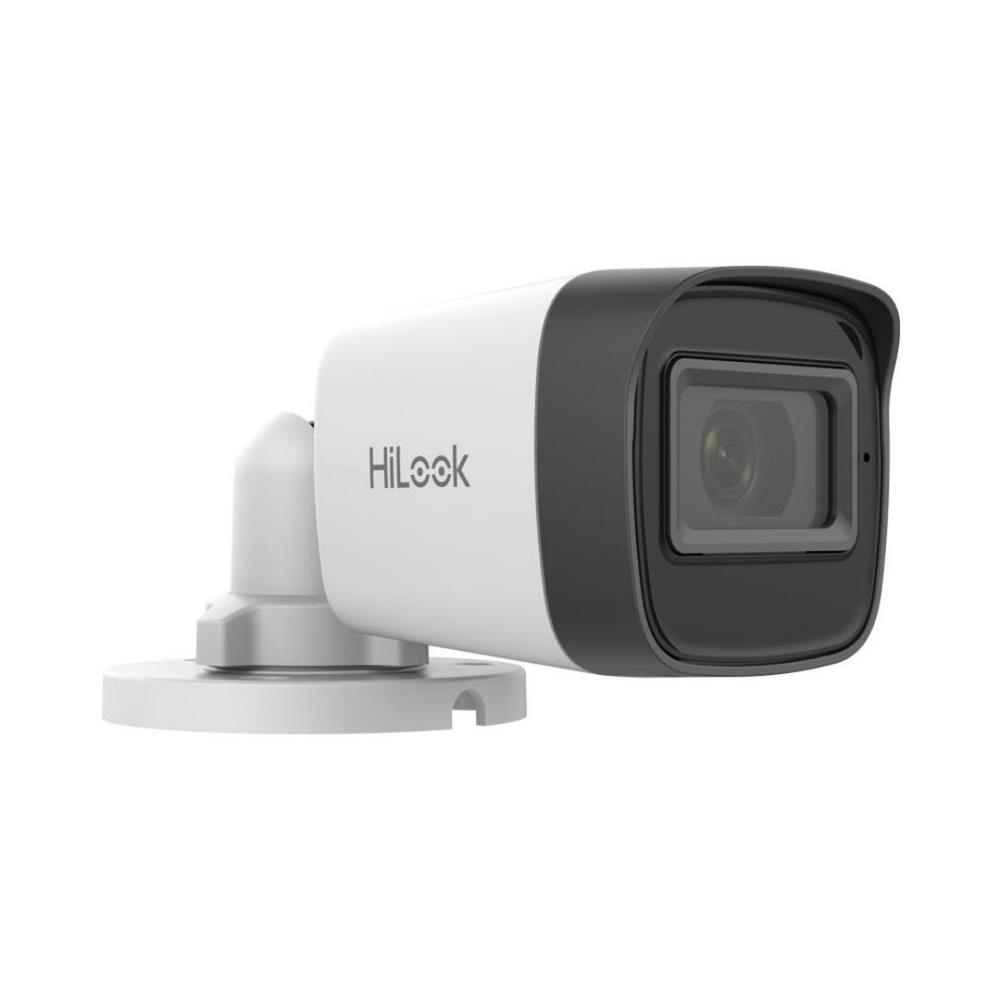 Câmera Bullet HiLook THC-B120-PIC, 2 MP, HD, 1080p, 25 m IR, IP67, Branca