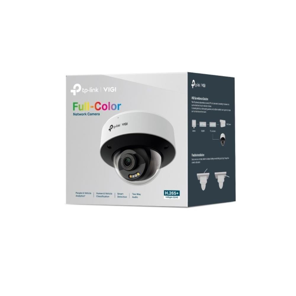 Câmera de Segurança TP-Link VIGI InSight S245, 4MP, Full-Color, Áudio Bidirecional, IP67, Branca