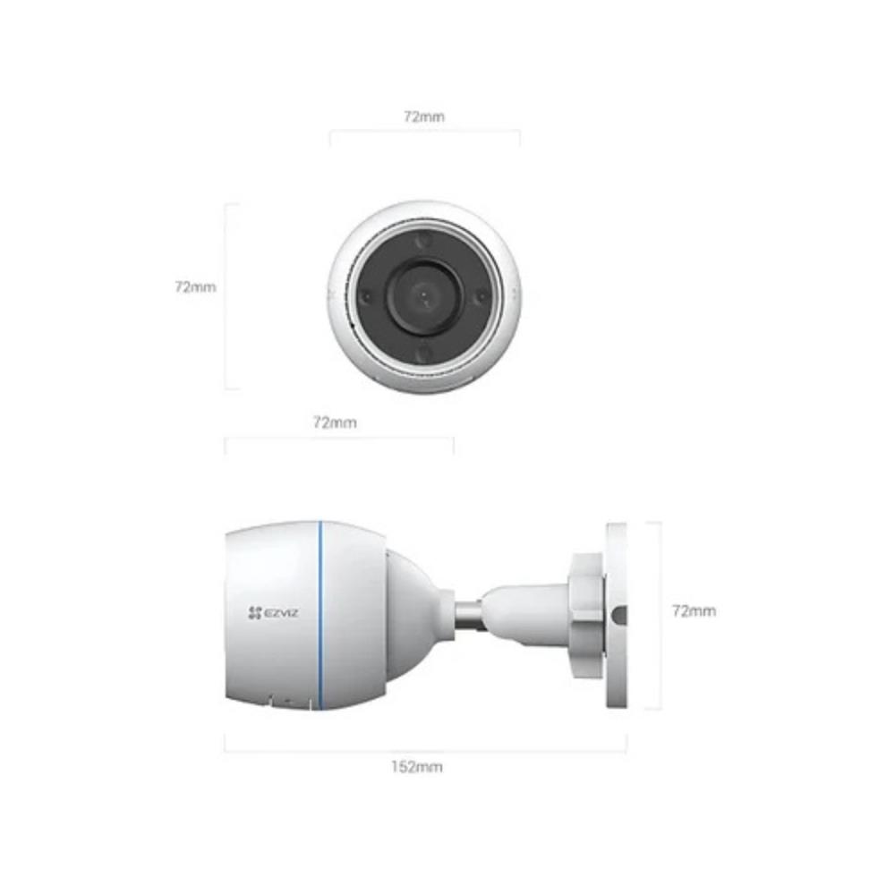 Câmera de Segurança Ezviz CS-H3C-R100-1K2WFL, Wi-fi, Full HD, Residencial