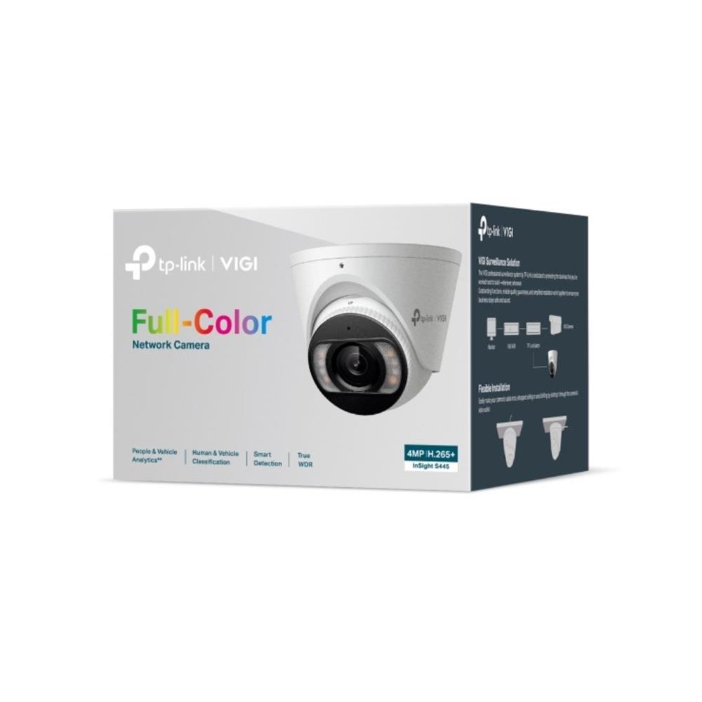 Câmera de Segurança TP-Link VIGI InSight S445, 4MP, Full-Color 24h, IP67, Detecção Inteligente