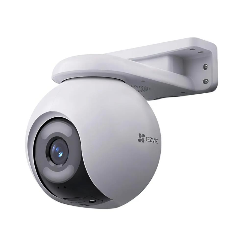 Câmera IP Wi-Fi EZVIZ, CS-H8X, 4MP, 2K+, 360°, Color Night Vision, Áudio Bidirecional, Outdoor, H.265, Branco