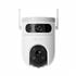 Câmera Wi-Fi Dual Lens EZVIZ H9c Dual 2K, 3MP + 3MP, visão noturna colorida até 30m, detecção AI de pessoas e veículos, Branco