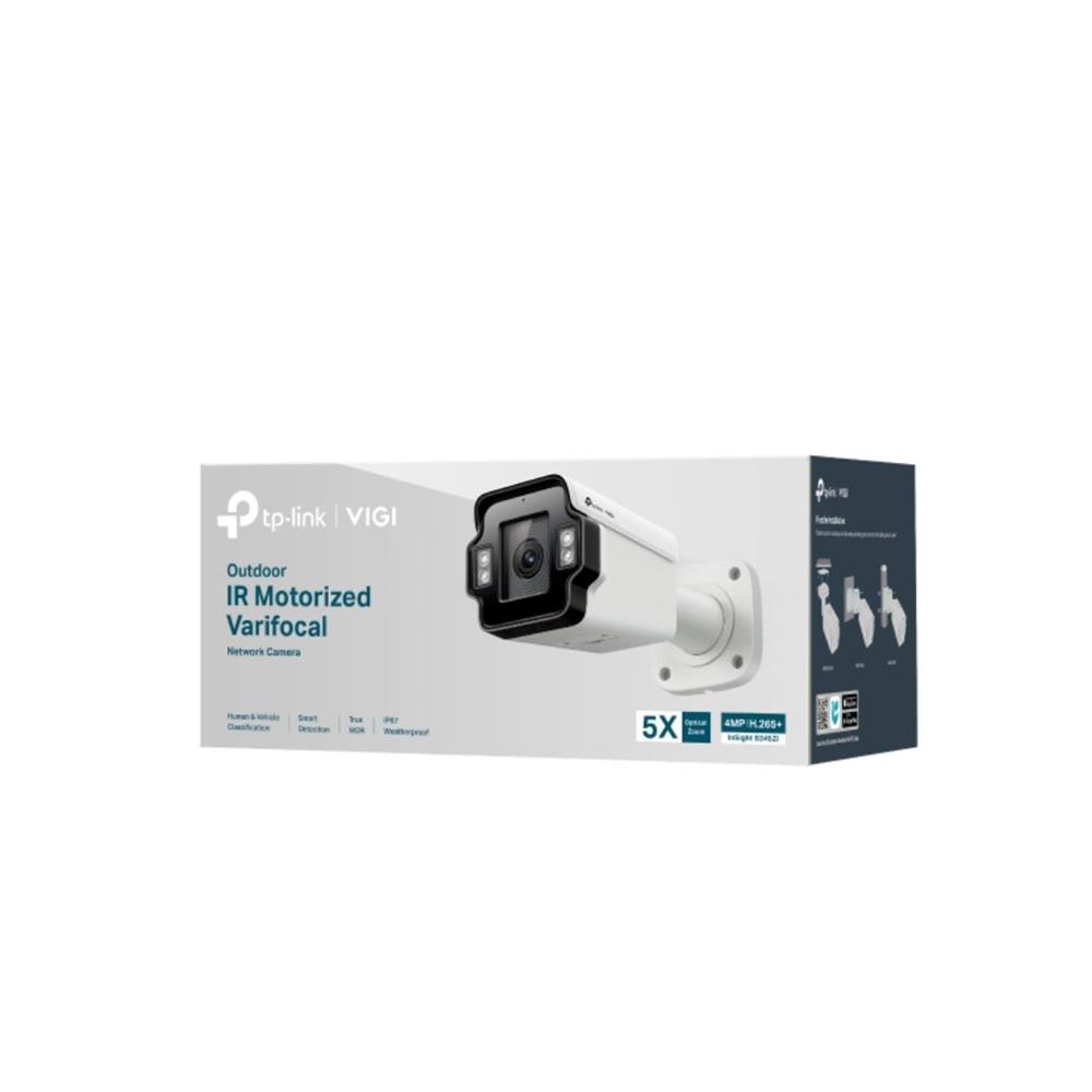 Câmera IP bullet VIGI Insight S345ZI, varifocal, 4 MP, 5× óptico, Preto