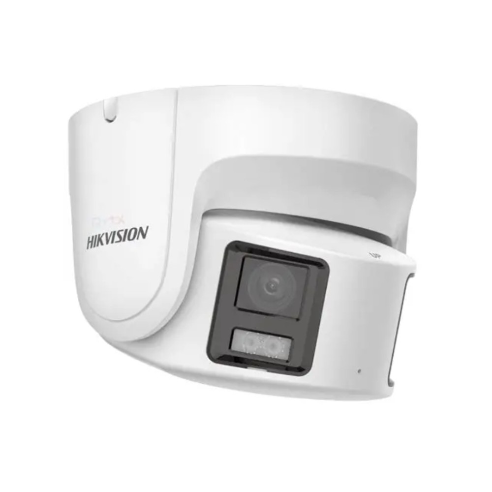 Câmera IP Hikvision, 8 MP Panorâmica, 180° FOV, PoE/IP67, Branco, DS-2CD2387G2P-LSU/SL