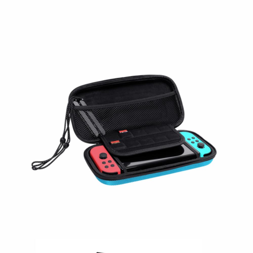 Capa Trust GXT 1248S Hardcase para Nintendo Switch, Proteção, Compacto, Portátil,Vermelho e Azul