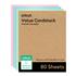 Pacote Econômico de Cartolina Cricut, Tons Pastel, 21,6 × 27,9 cm, 80 Folhas