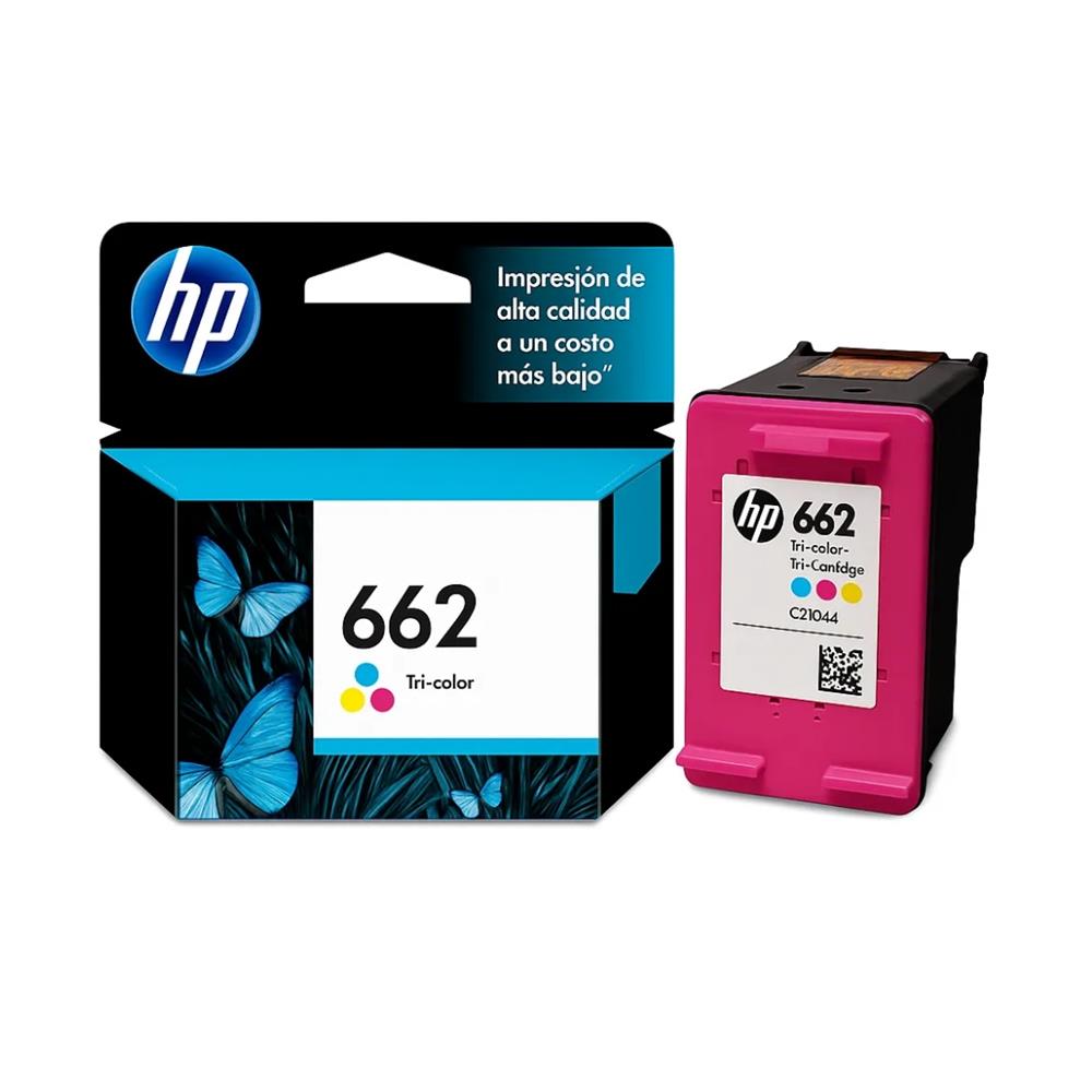 Cartucho de Tinta HP 662, CZ104AB, Original, Colorido
