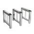 Catraca Swing Hikvision, Lado Esquerdo, Vão 90cm, Aço Inox, Sensor IR, DS-K3B220LX-L/PG-DP90(O-ST)