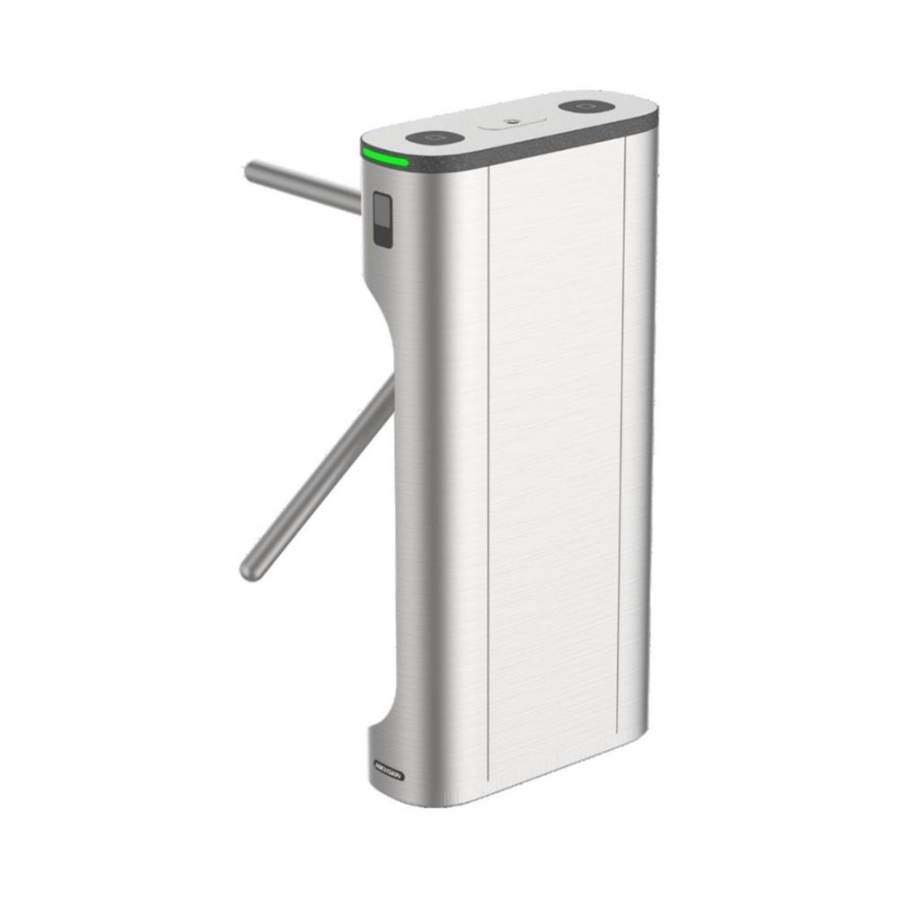 Catraca Tripé Hikvision DS-K3G411X, Controle de Acesso, Bidirecional, Ethernet, Aço Inox