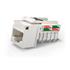 Conector Femea Sohoplus CAT.5e T568A/B Branco