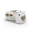 Conector Fêmea Sohoplus Cat6 T568A/B Branco