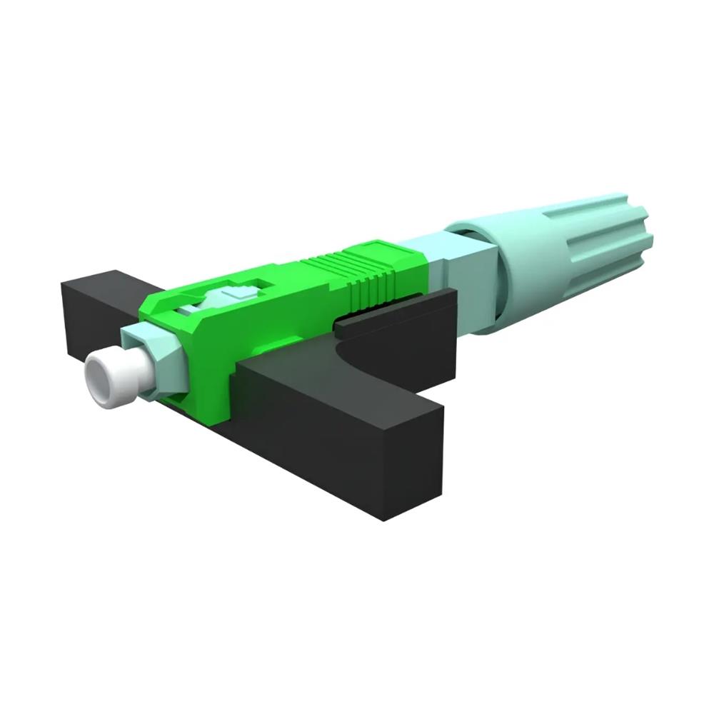 Conectores Fast SC/APC Fibra Óptica Rosca 3 Posições FTTH 2Flex