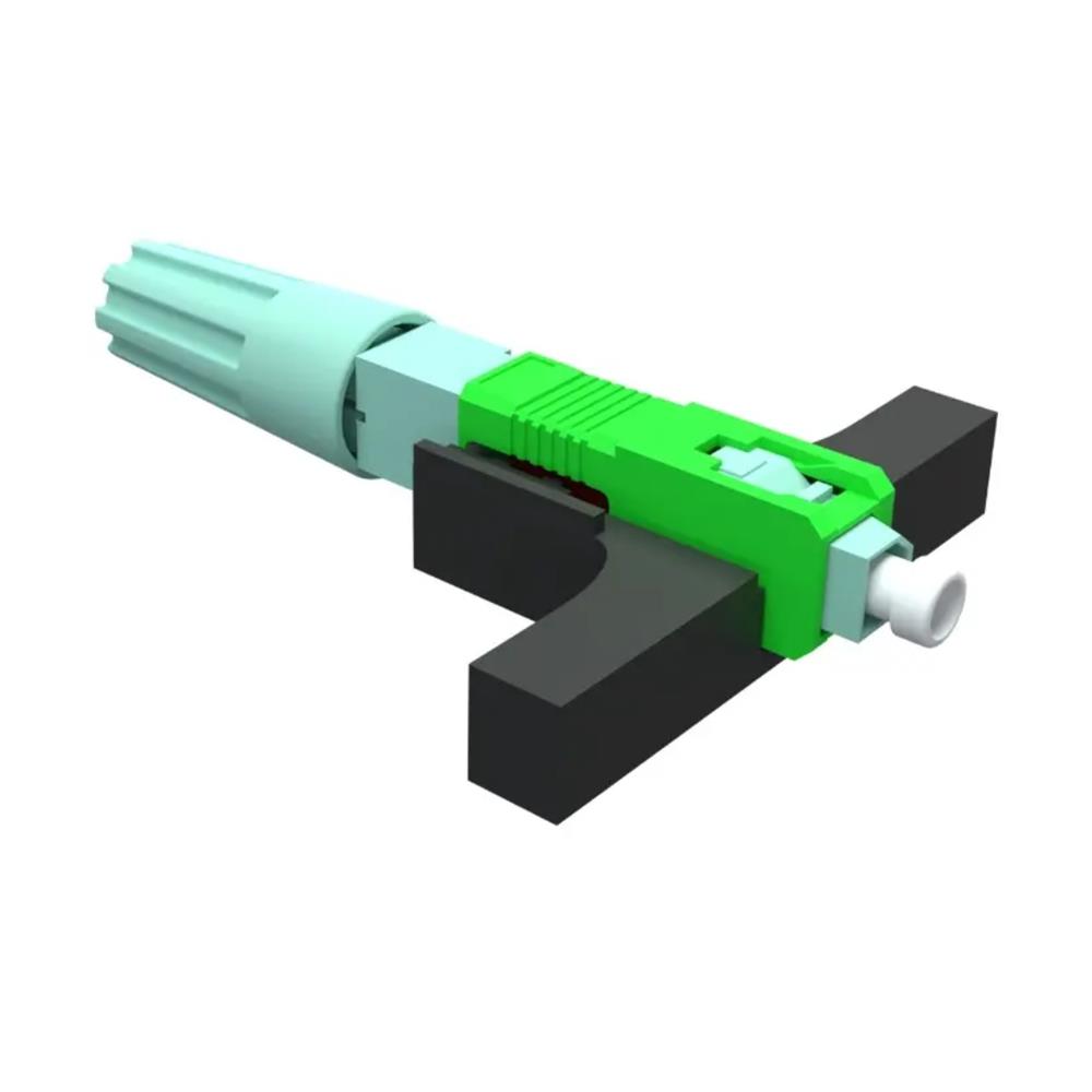 Conectores Fast SC/APC Fibra Óptica Rosca 3 Posições FTTH 2Flex