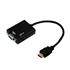 Conversor 5+ Hdmi Para Vga Saída R/L Com Cabo 075-0823 Pix