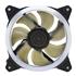 Cooler Fan K-Mex AF-CAH1, Single Ring,120mm, LEDs, Preto