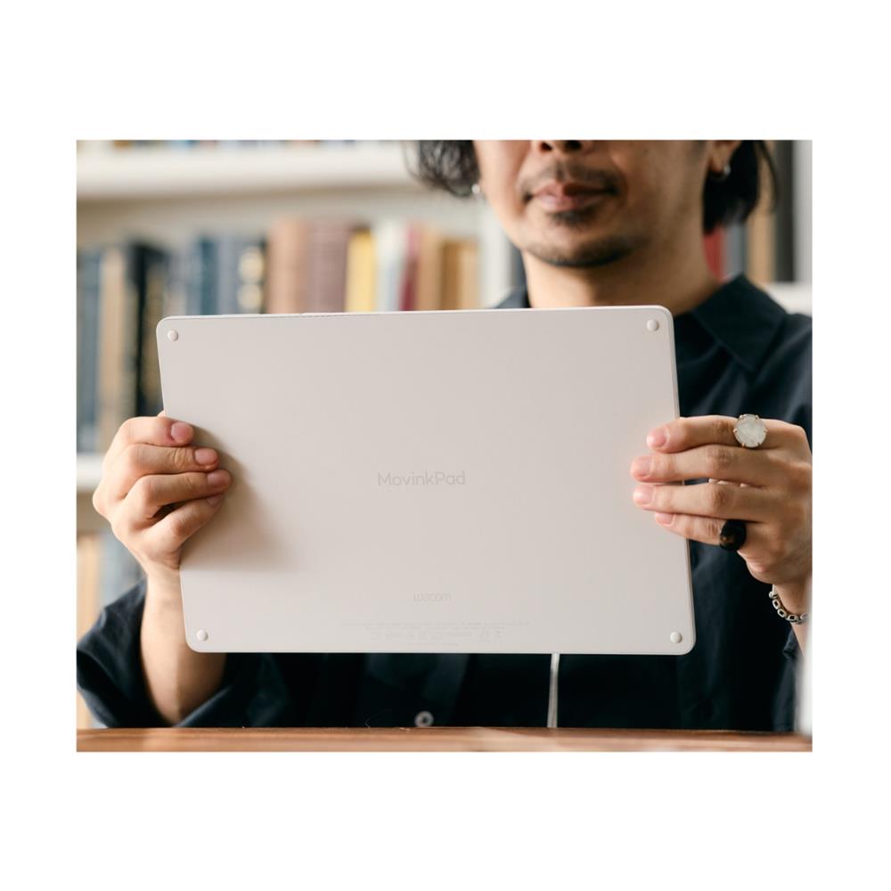 Tablet Gráfico Wacom MovinkPad Pro 14, Tela OLED 14” 3K 120Hz, 256GB, Android 15, Branco