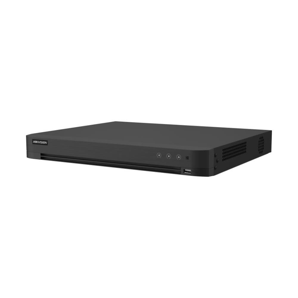 DVR Hikvision iDS-7232HQHI-M2/XT, 32 Canais, H.265 Pro+, 2 SATA até 12TB, HDMI 4K, VGA