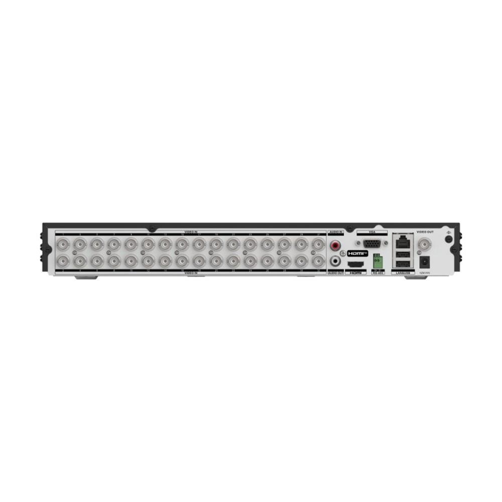 DVR Hikvision iDS-7232HQHI-M2/XT, 32 Canais, H.265 Pro+, 2 SATA até 12TB, HDMI 4K, VGA