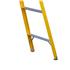Escada Tesoura Acesso Simples RF-5, com Até 1,78 Metros, Amarelo
