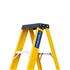 Escada Tesoura Acesso Simples RF-5, com Até 1,78 Metros, Amarelo