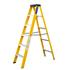 Escada Tesoura Acesso Simples RF-5, com Até 1,78 Metros, Amarelo