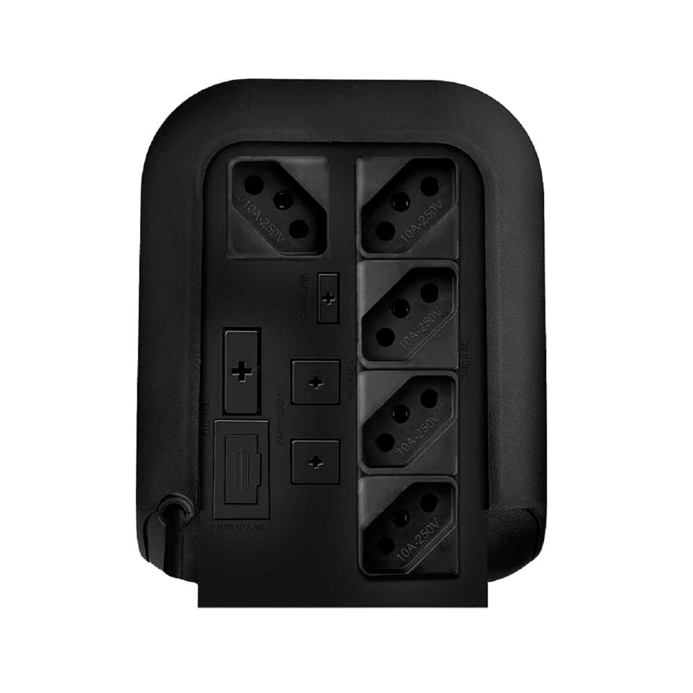 Estabilizador Coletek Energia ES-2000VA-BA, Bivolt Automatico, 115V, 5 tomadas