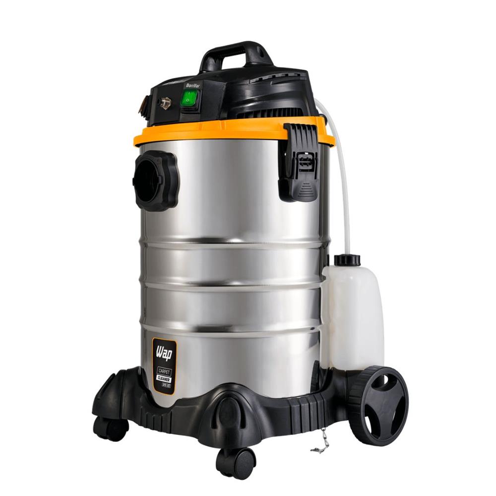 Extratora de Carpetes e Estofados WAP Carpet Cleaner Pro 30, 1600W, 30 Litros, Pó e Água, Alta Sucção, Corpo Inox, 127V