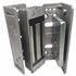 Fechadura Eletroimã AGL AL180 , 12V, Com Sensors, Jateada, Cinza