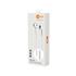 Fone de Ouvido EH104WH Lecoo, Intra, P2, Driver 10mm, Branco