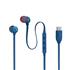 Fone de Ouvido JBL Tune 310C, USB-C, Pure Bass, In-ear, Azul
